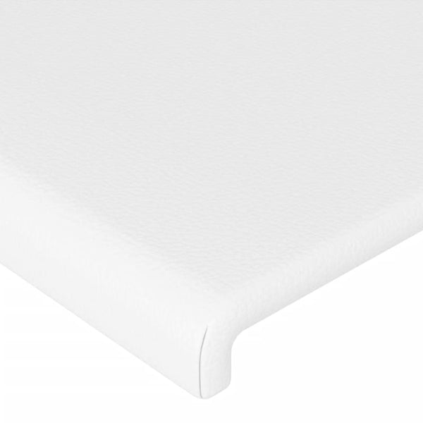 vidaXL Wingback Headboard White 183x16x78/88 cm Faux Leather