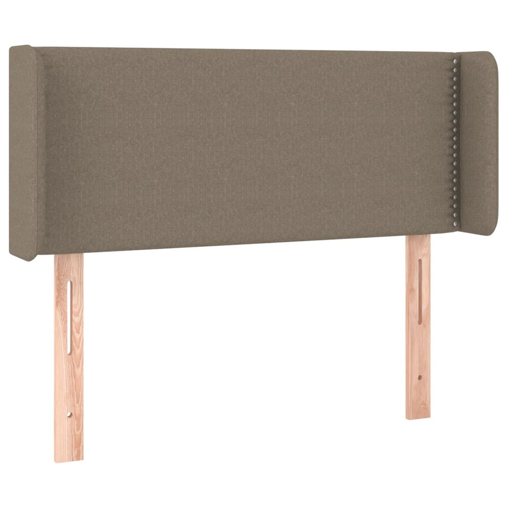 vidaXL Wingback Headboard Taupe 93x16x78/88 cm Fabric