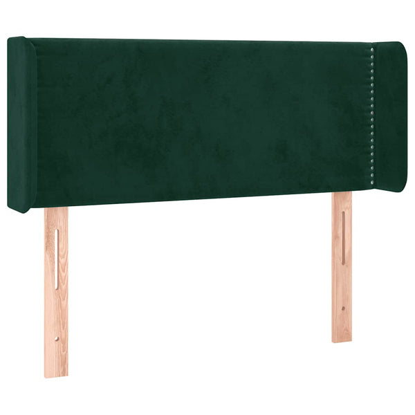 vidaXL Wingback Headboard Dark Green 103x16x78/88 cm Velvet