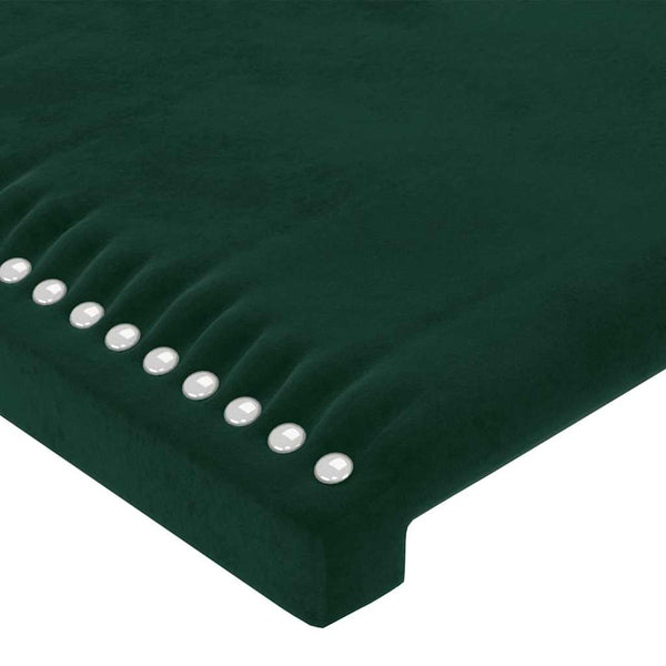 vidaXL Wingback Headboard Dark Green 103x16x78/88 cm Velvet