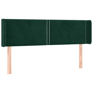 vidaXL Wingback Headboard Dark Green 147x16x78/88 cm Velvet