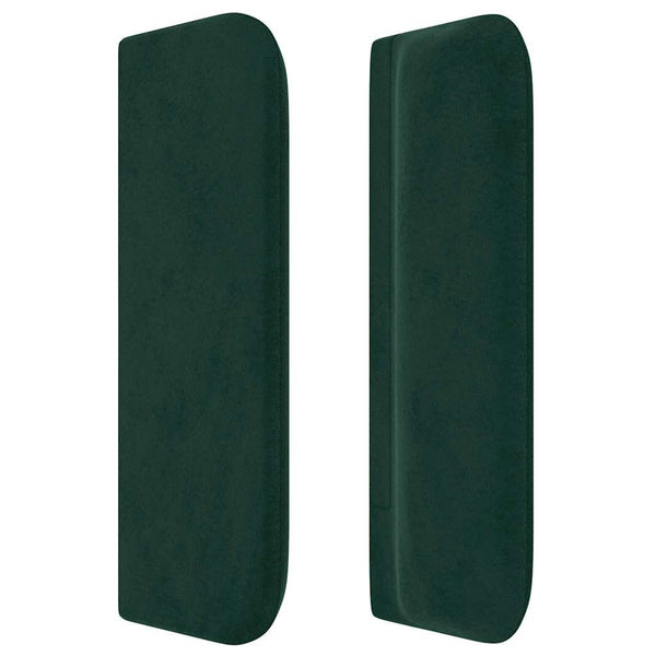 vidaXL Wingback Headboard Dark Green 183x16x78/88 cm Velvet