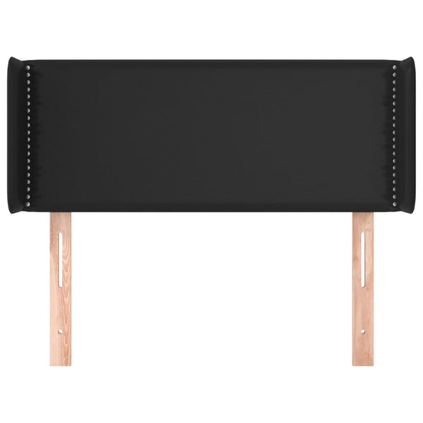 vidaXL Wingback Headboard Black 83x16x78/88 cm Faux Leather
