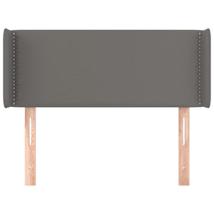 vidaXL Wingback Headboard Grey 83x16x78/88 cm Faux Leather