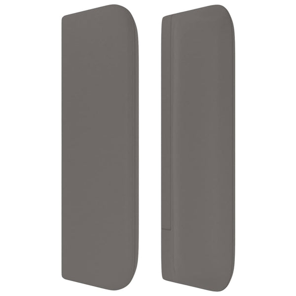 vidaXL Wingback Headboard Grey 83x16x78/88 cm Faux Leather