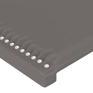 vidaXL Wingback Headboard Grey 83x16x78/88 cm Faux Leather