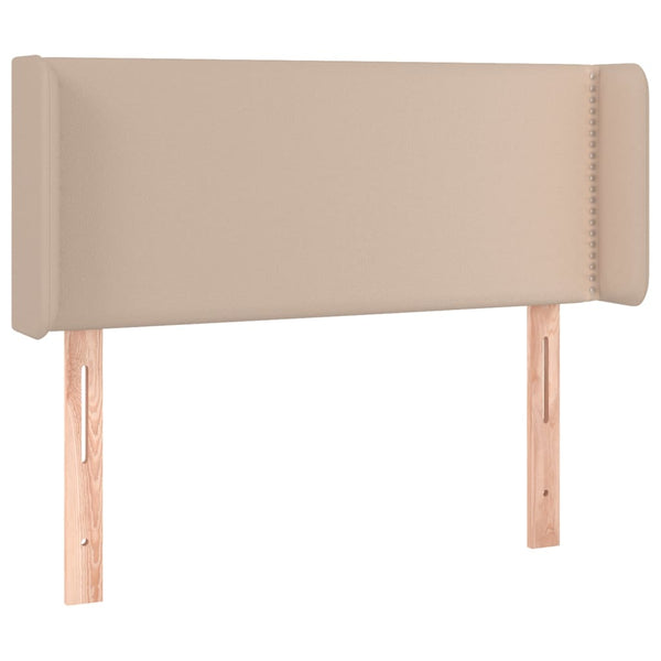 vidaXL Headboard with Wings Cappuccino Brown 83x16x78/88 cm Faux Leather