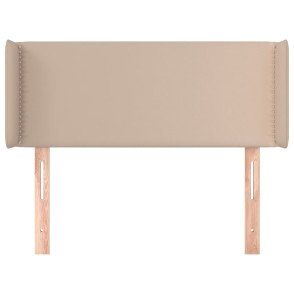 vidaXL Headboard with Wings Cappuccino Brown 83x16x78/88 cm Faux Leather