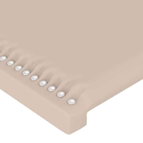 vidaXL Headboard with Wings Cappuccino Brown 83x16x78/88 cm Faux Leather