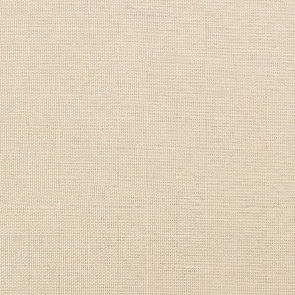 Kopfteil mit Ohren Creme 83x16x78/88 cm Stoff