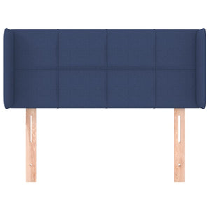 vidaXL Wingback Headboard Blue 103x16x78/88 cm Fabric