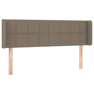 vidaXL Tufted Headboard Taupe 147x16x78/88 cm Fabric