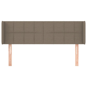 vidaXL Tufted Headboard Taupe 147x16x78/88 cm Fabric