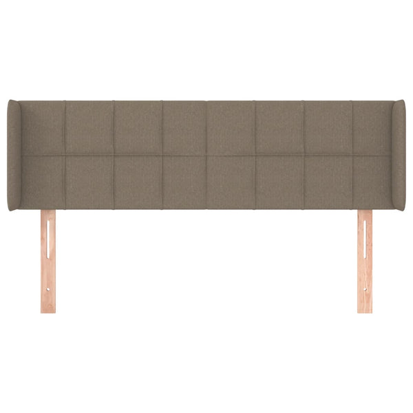 vidaXL Tufted Headboard Taupe 147x16x78/88 cm Fabric