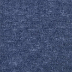 vidaXL Wingback Headboard Blue 147x16x78/88 cm Fabric