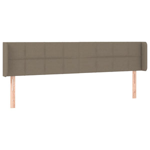 vidaXL Wingback Headboard Taupe 163x16x78/88 cm Fabric