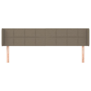 vidaXL Wingback Headboard Taupe 163x16x78/88 cm Fabric
