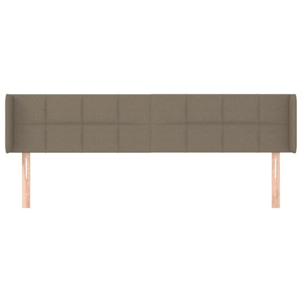 vidaXL Wingback Headboard Taupe 163x16x78/88 cm Fabric