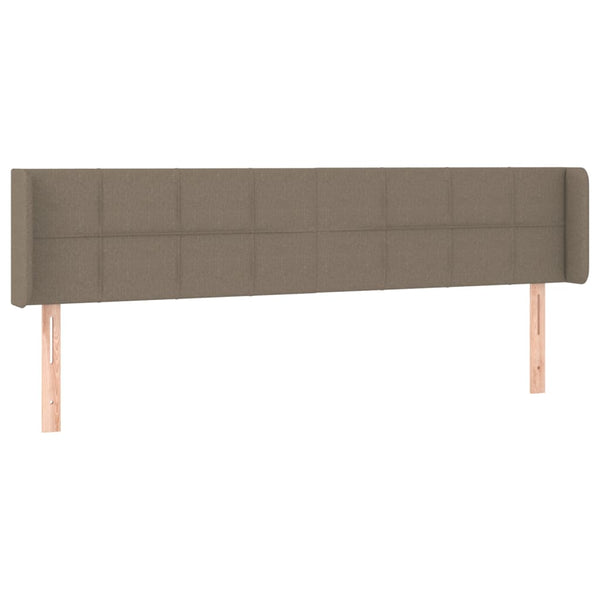 vidaXL Wingback Headboard Taupe 183x16x78/88 cm Fabric