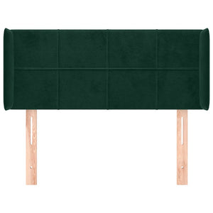 vidaXL Wingback Headboard Dark Green 93x16x78/88 cm Velvet