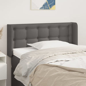 vidaXL Wingback Headboard Grey 83x16x78/88 cm Faux Leather