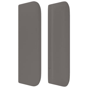 vidaXL Wingback Headboard Grey 93x16x78/88 cm Faux Leather