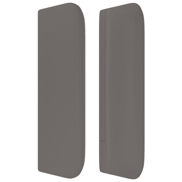 vidaXL Wingback Headboard Grey 93x16x78/88 cm Faux Leather