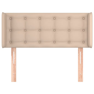 vidaXL Headboard with Wings Cappuccino Brown 93x16x78/88 cm Faux Leather