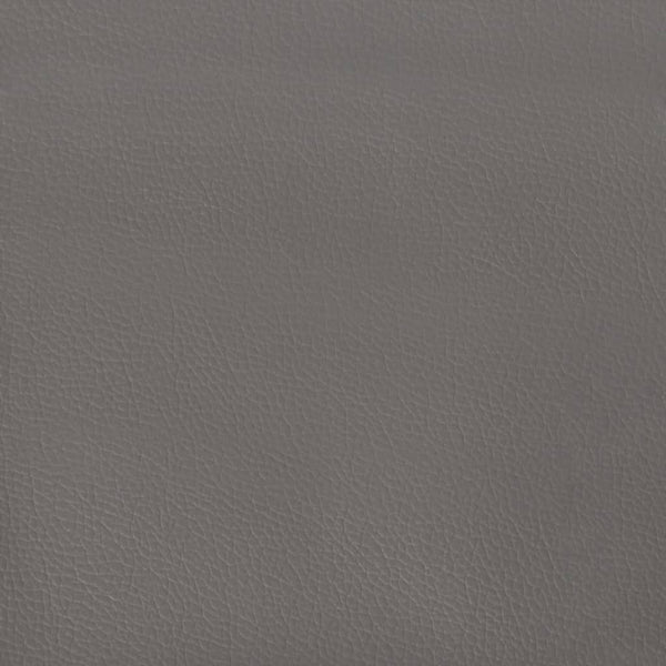 Kopfteil mit Ohren Grau 147x16x78/88 cm Kunstleder