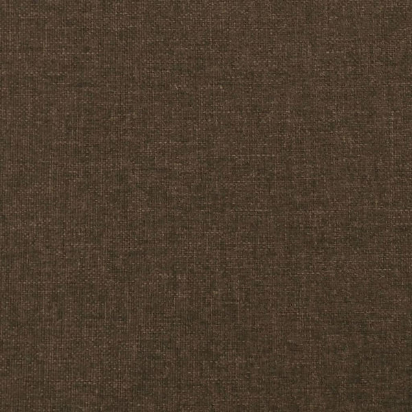 Kopfteil mit Ohren Dunkelbraun 83x16x78/88 cm Stoff