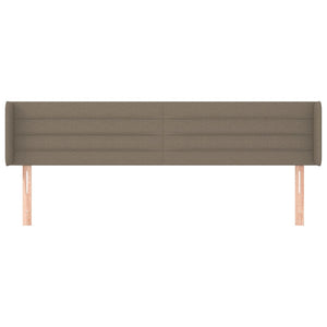 vidaXL Wingback Headboard Taupe 183x16x78/88 cm Fabric