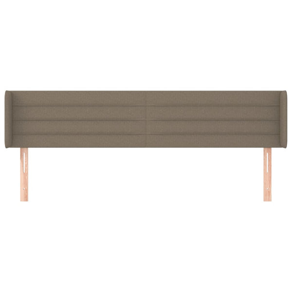 vidaXL Wingback Headboard Taupe 183x16x78/88 cm Fabric