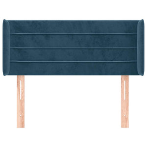 vidaXL Wingback Headboard Dark Blue 83x16x78/88 cm Velvet