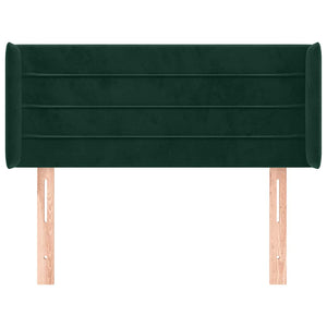 vidaXL Wingback Headboard Dark Green 103x16x78/88 cm Velvet