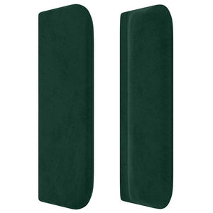 vidaXL Wingback Headboard Dark Green 163x16x78/88 cm Velvet