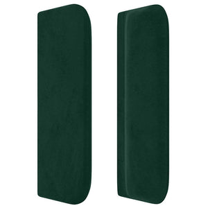 vidaXL Wingback Headboard Dark Green 183x16x78/88 cm Velvet