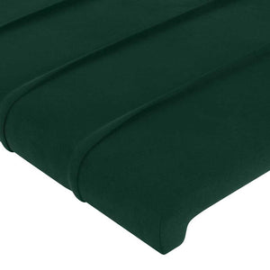 vidaXL Wingback Headboard Dark Green 183x16x78/88 cm Velvet