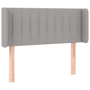 vidaXL Tufted Headboard Light Grey 83x16x78/88 cm Fabric