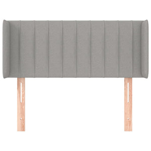 vidaXL Tufted Headboard Light Grey 83x16x78/88 cm Fabric