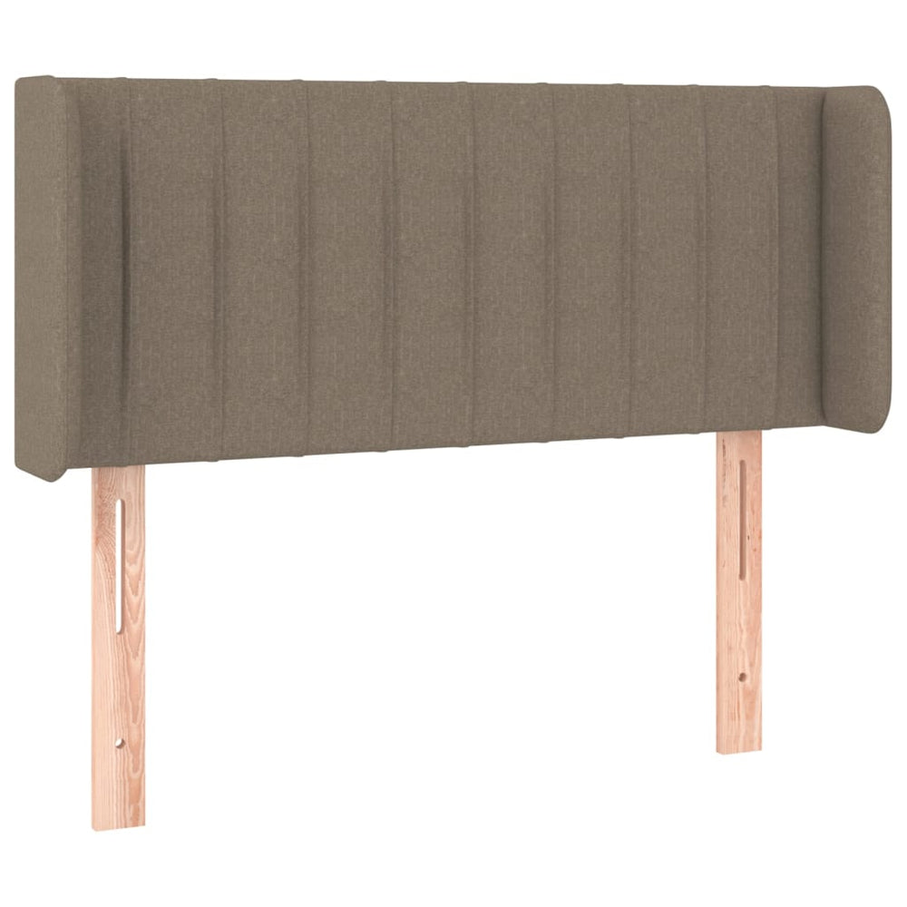 vidaXL Wingback Headboard Taupe 83x16x78/88 cm Fabric