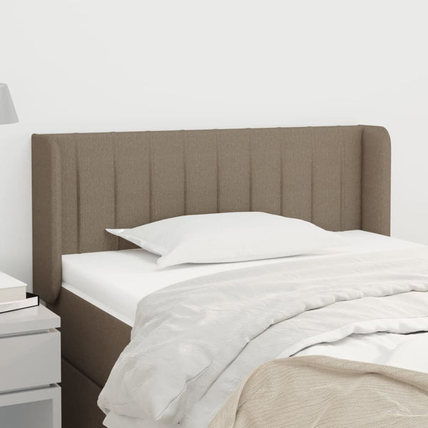 vidaXL Wingback Headboard Taupe 83x16x78/88 cm Fabric