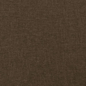 Kopfteil mit Ohren Dunkelbraun 103x16x78/88 cm Stoff