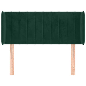 vidaXL Wingback Headboard Dark Green 83x16x78/88 cm Velvet