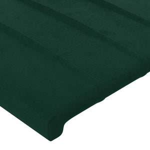 vidaXL Wingback Headboard Dark Green 83x16x78/88 cm Velvet
