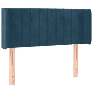 vidaXL Wingback Headboard Dark Blue 83x16x78/88 cm Velvet