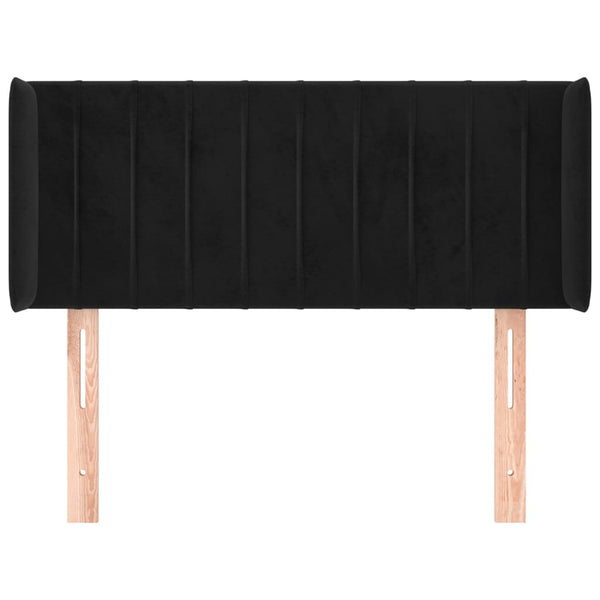 vidaXL Wingback Headboard Black 103x16x78/88 cm Velvet