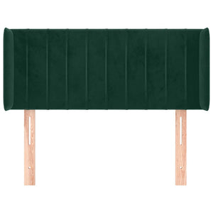 vidaXL Wingback Headboard Dark Green 103x16x78/88 cm Velvet