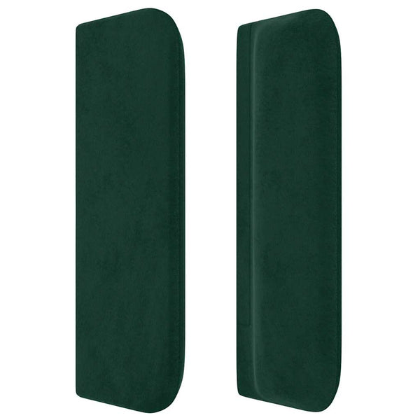 vidaXL Wingback Headboard Dark Green 183x16x78/88 cm Velvet