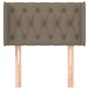 vidaXL Wingback Headboard Taupe 83x16x78/88 cm Fabric