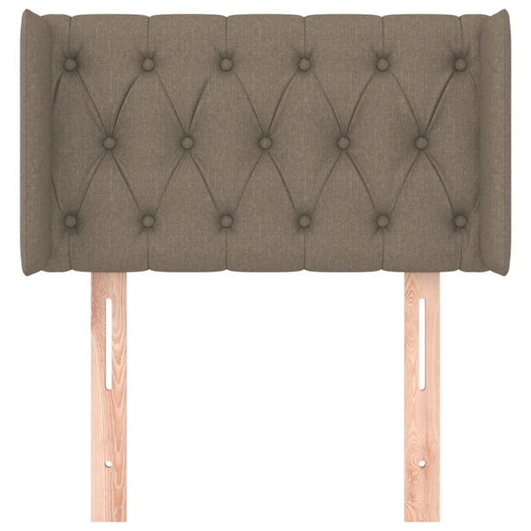 vidaXL Wingback Headboard Taupe 83x16x78/88 cm Fabric